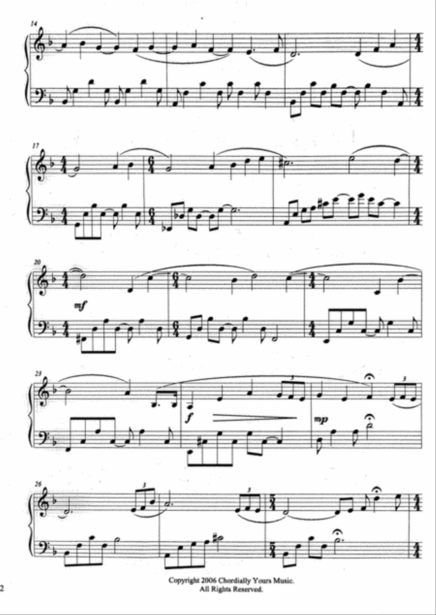 Prayer (for Dokdo) Prayer (for Dokdo) Piano Solo scores gallery preview page 2