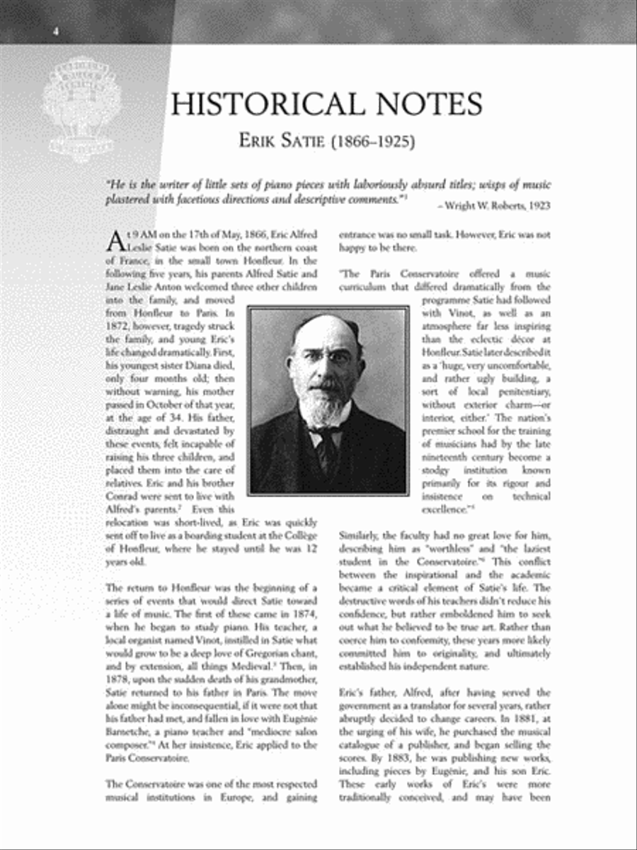 Satie – Gymnopédies and Gnossiennes Piano Solo scores gallery preview page 4