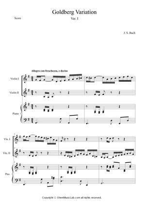 Book cover for Goldberg Variation (BWV 988) Var. 1