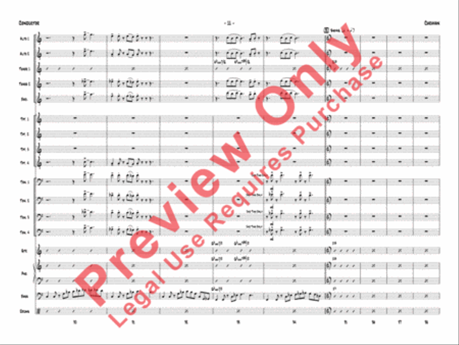 Caravan Jazz Ensemble scores gallery preview page 14