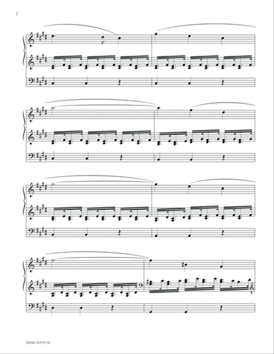 Largo from La Primavera (Spring) Organ scores gallery preview page 2