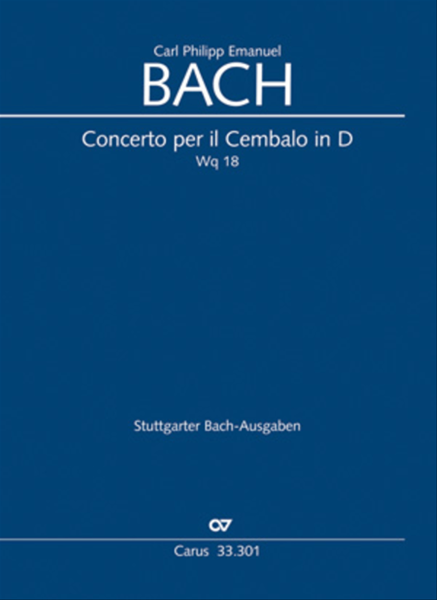 Concerto per il Cembalo in D Cello scores gallery preview page 1