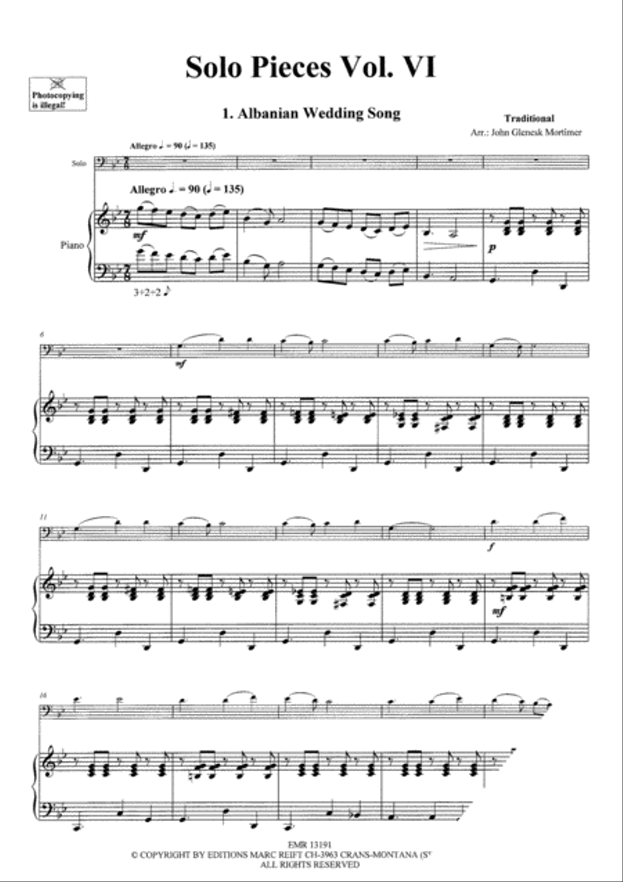 Solo Pieces Vol. 6 Bassoon Solo scores gallery preview page 4