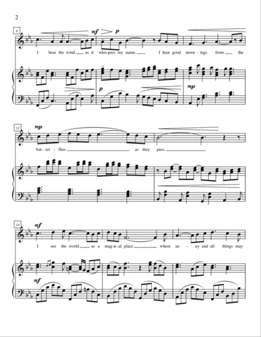 Magical World - From Dreams, Magic, and Other Realities Voice Solo scores gallery preview page 3