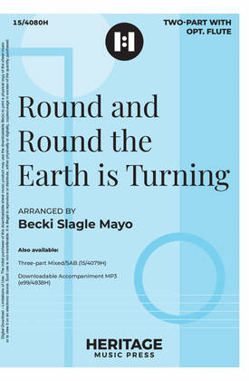 Book cover for Round and Round the Earth is Turning