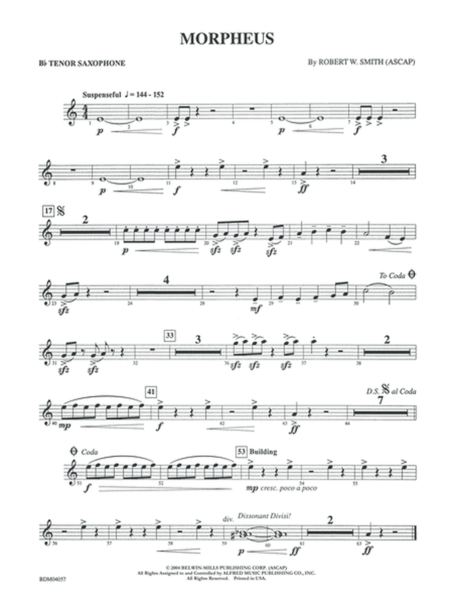 Morpheus: B-flat Tenor Saxophone