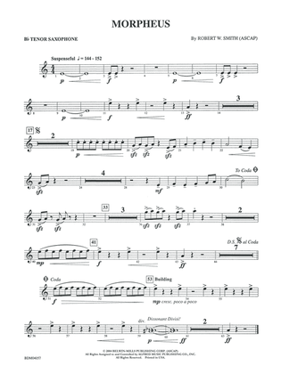Morpheus: B-flat Tenor Saxophone