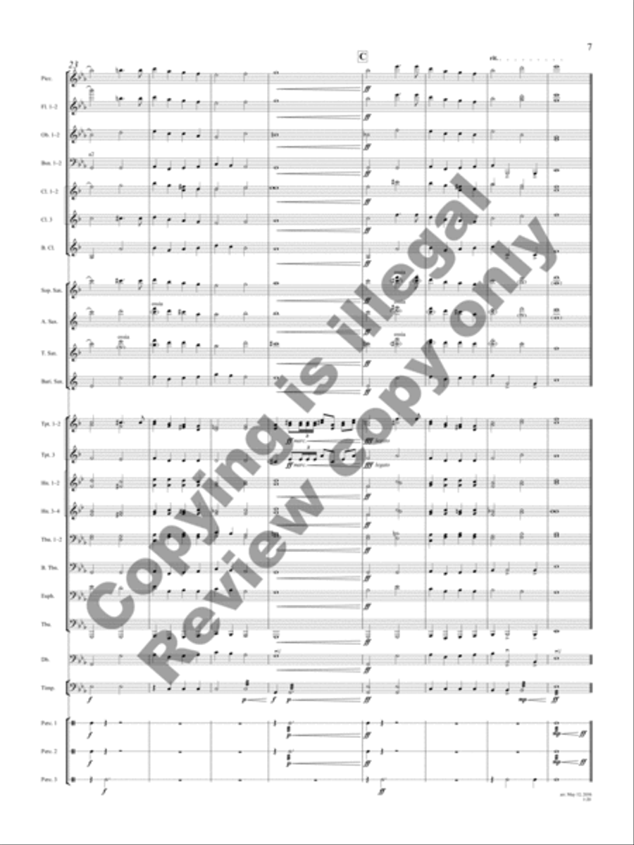 O Canada! (Additional Band Score) Concert Band scores gallery preview page 4