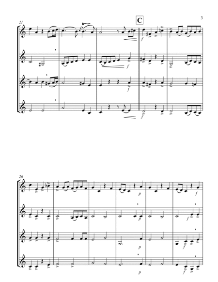 La Vigilance (from "Heroic Music") (Bb) (Trumpet Quartet)