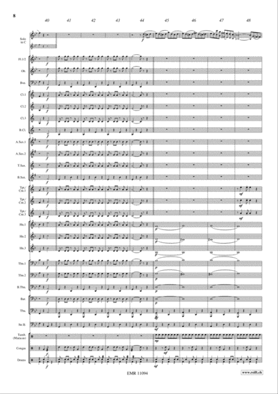 Tico-Tico Concert Band scores gallery preview page 9