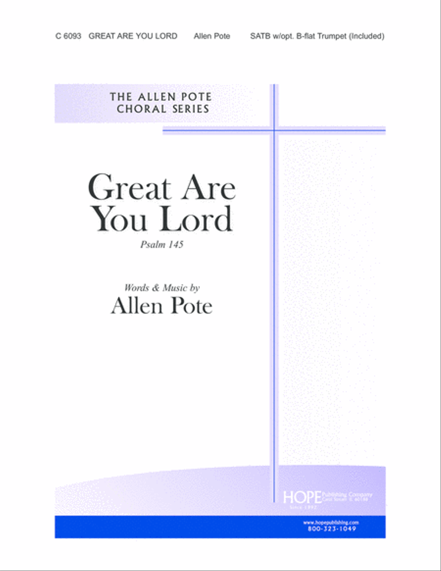 Great Are You, Lord 4-Part scores gallery preview page 1