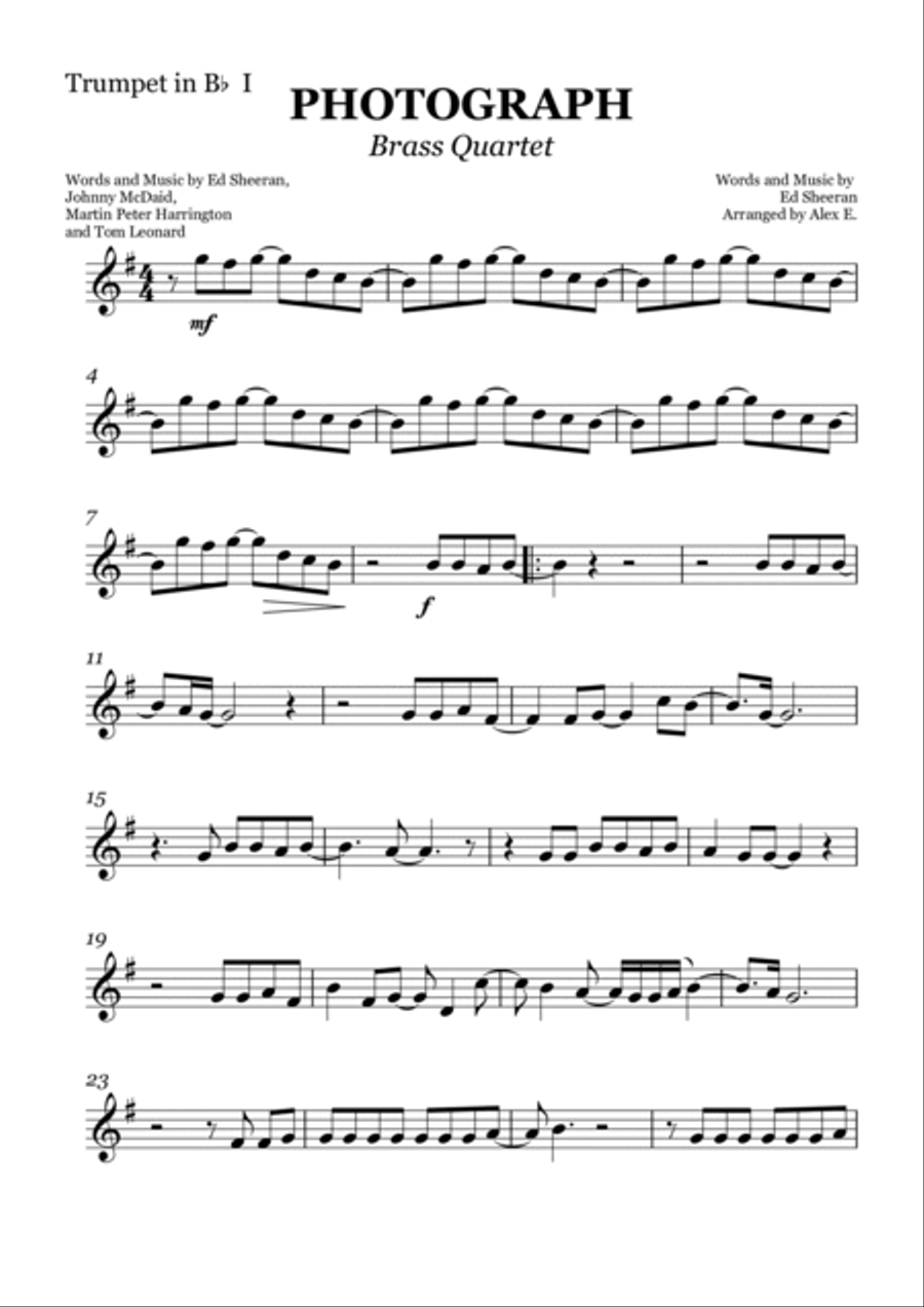 Photograph Brass Quartet scores gallery preview page 6