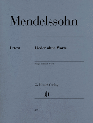 Book cover for Mendelssohn - Songs Without Words Urtext