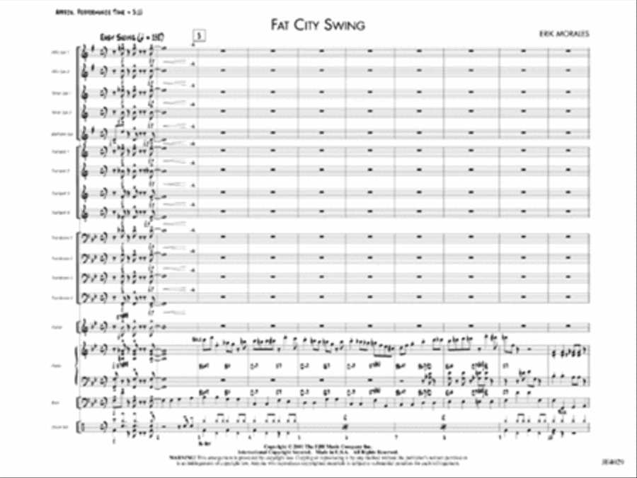 Fat City Swing Fat City Swing Jazz Ensemble scores gallery preview page 2