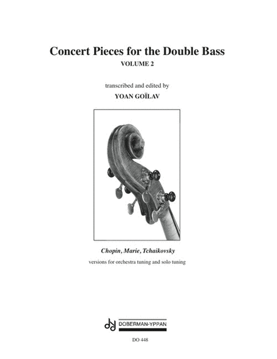 Concert Pieces for the Double Bass, Vol. 2 (bass / piano)
