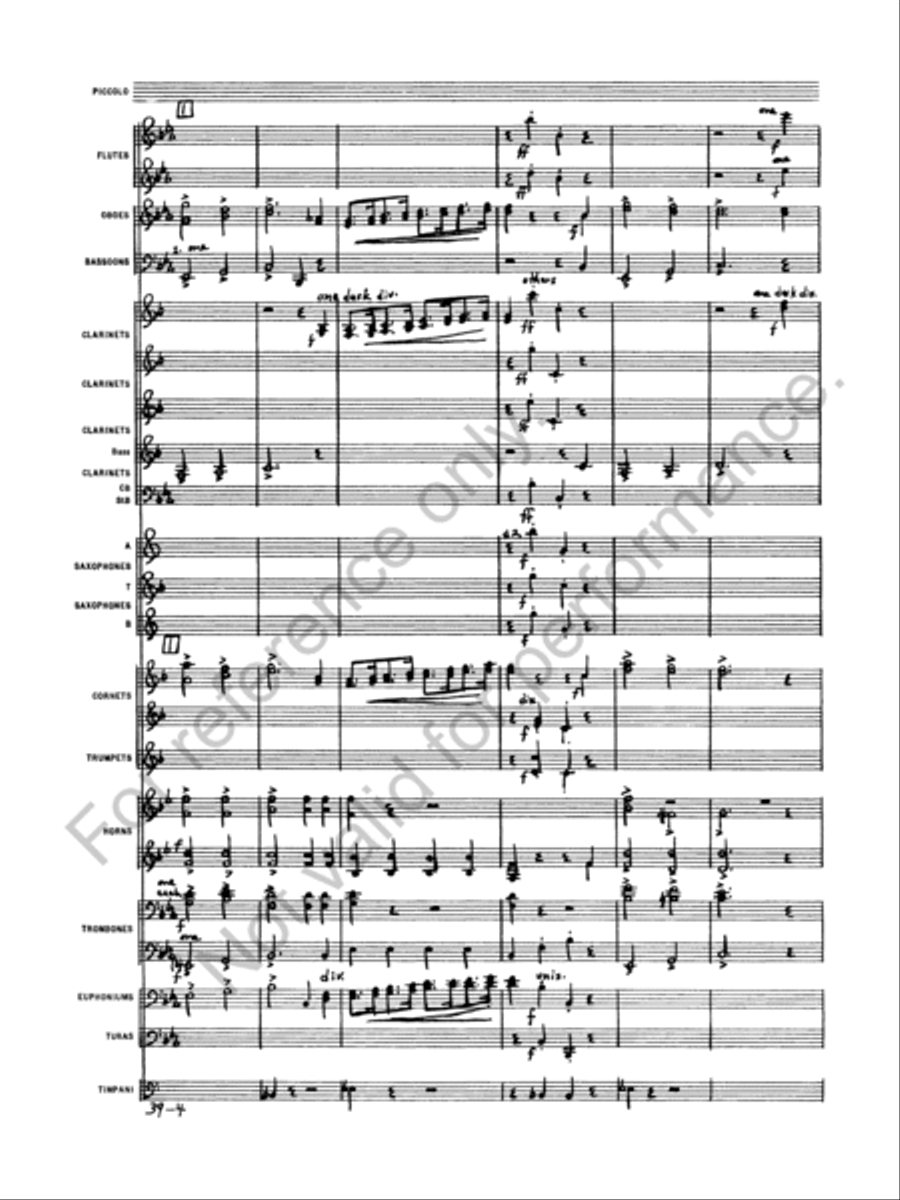Euryanthe Concert Band scores gallery preview page 6