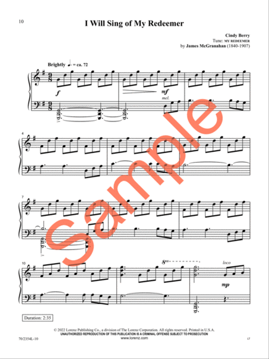 In Joyful Song In Joyful Song Piano Solo scores gallery preview page 9