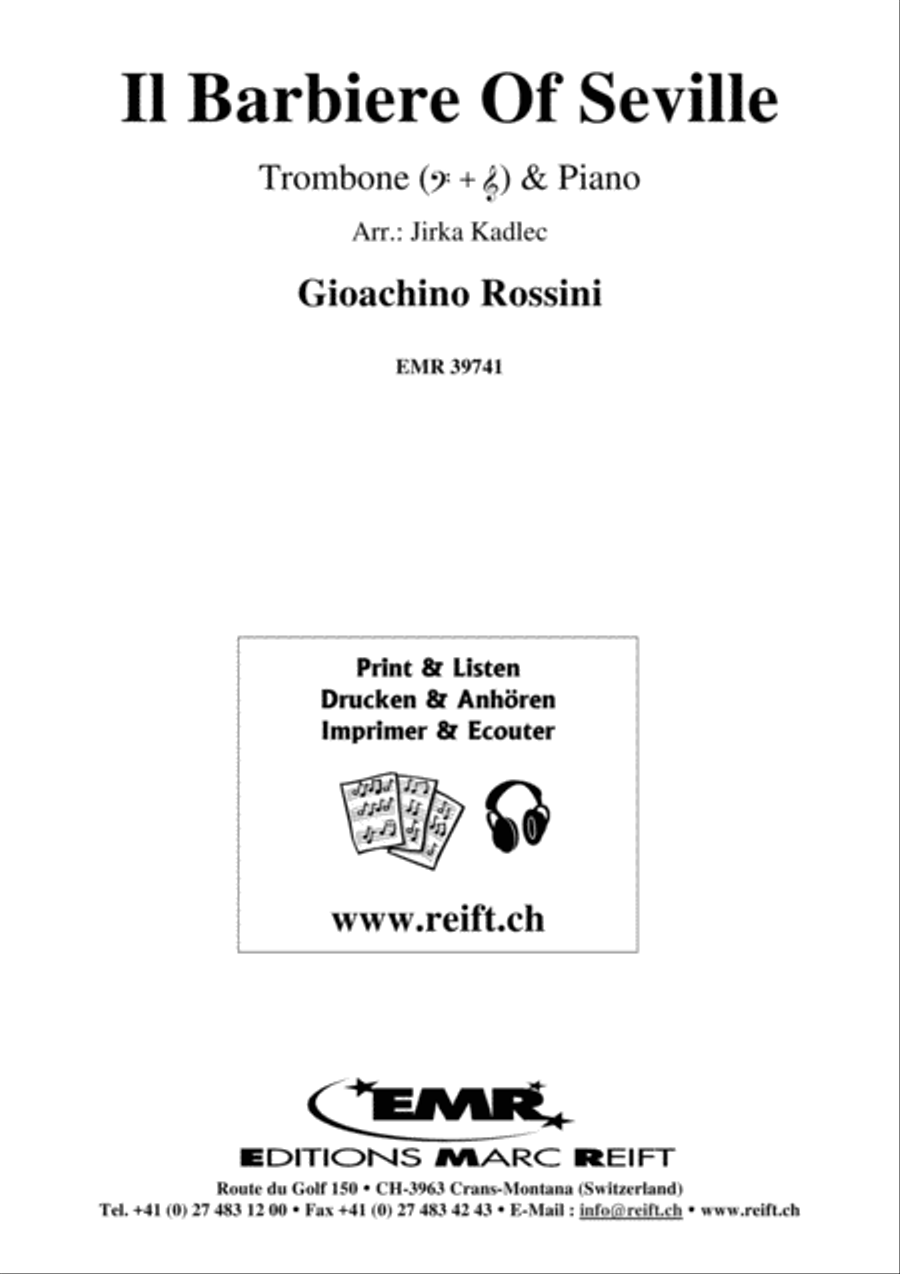 Il Barbiere Of Seville Piano Accompaniment scores gallery preview page 1