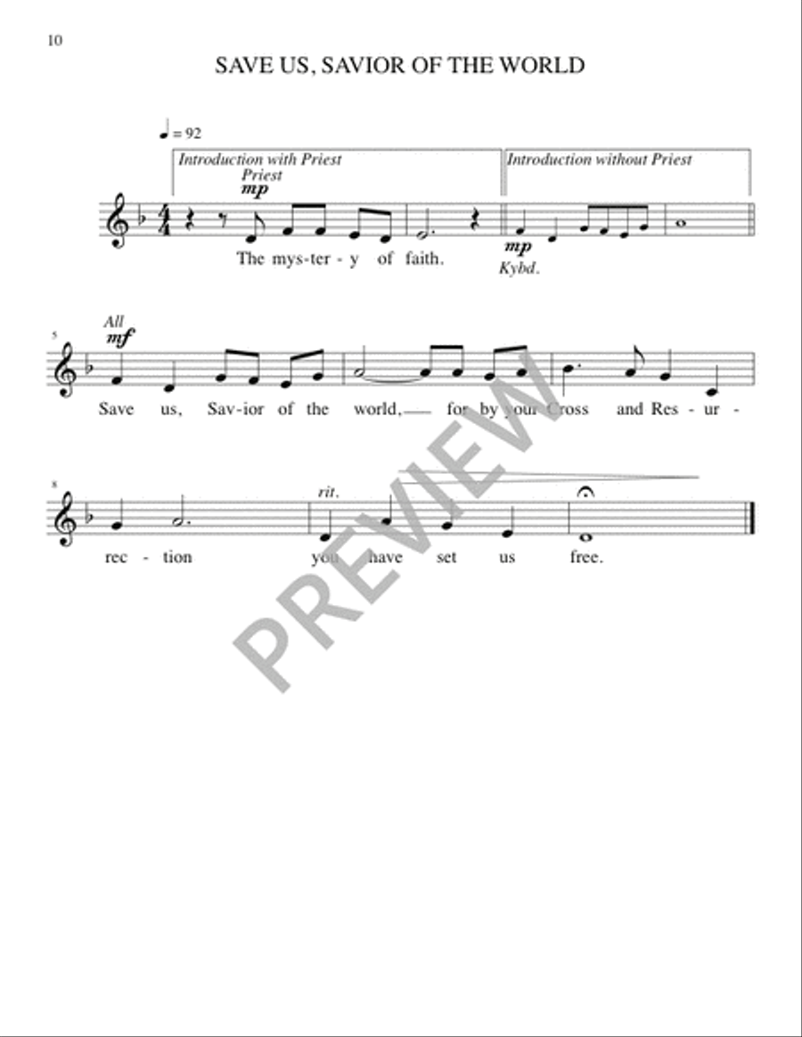 Mass of Christ, Light of the Nations - Presider edition Flute scores gallery preview page 12