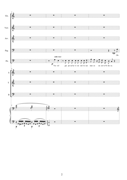 Verdi "I Lombardi alla prima Crociat" (Act1-VII-VIII-IX) Solo voices, Chorus and Piano image number null