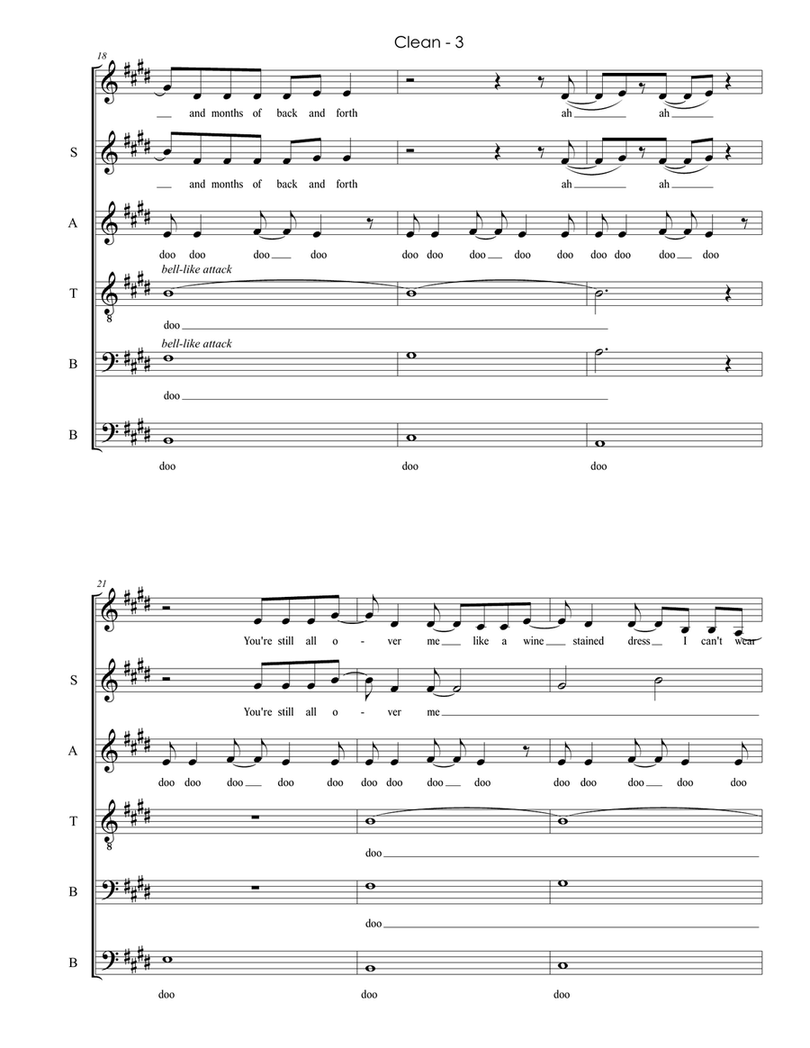 Clean 4-Part scores gallery preview page 3
