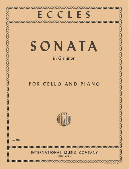 Sonata In G Minor