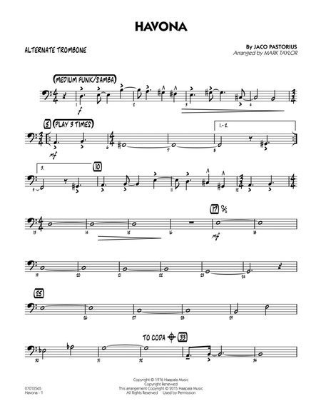 Havona - Alternate Trombone