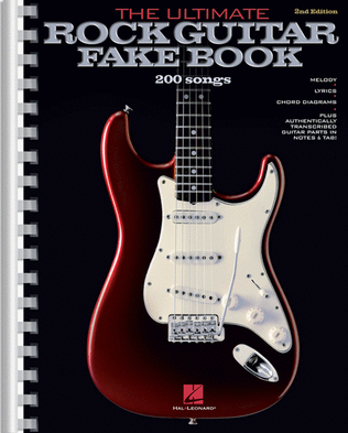 Book cover for The Ultimate Rock Guitar Fake Book - 2nd Edition