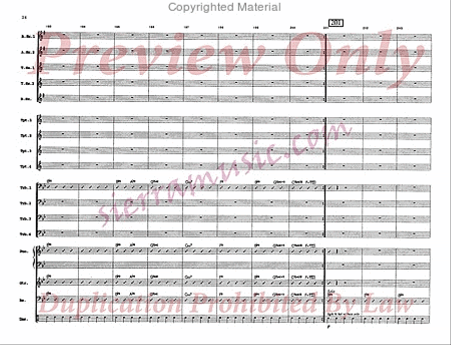 Keystone Shuffle Big Band scores gallery preview page 27