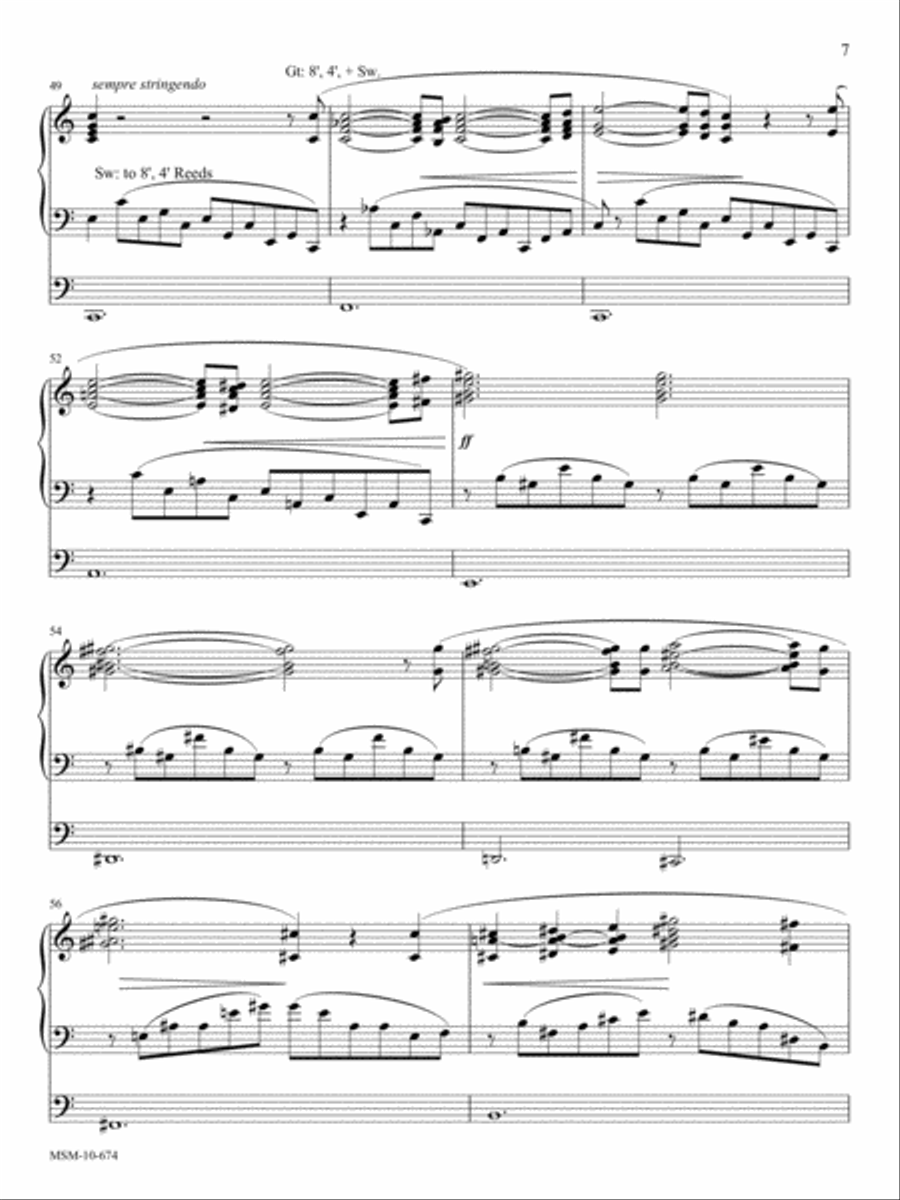 Liebestraume No. 3 (Dream of Love) Organ scores gallery preview page 5