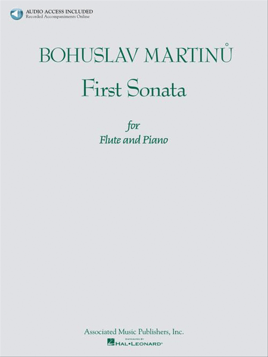 Bohuslav Martinu – First Sonata for Flute and Piano Flute Solo scores gallery preview page 2