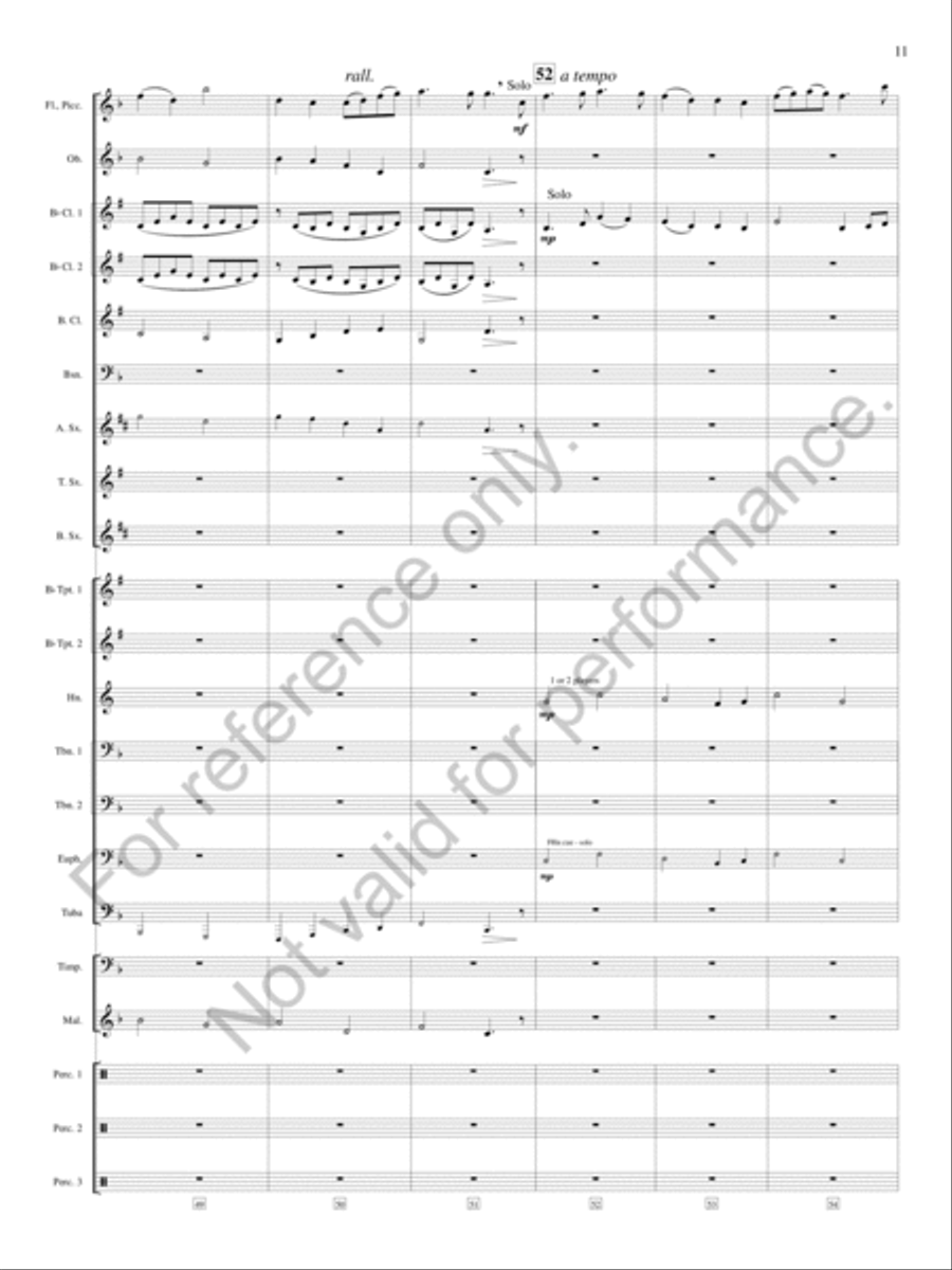An English Triptych An English Triptych Concert Band scores gallery preview page 12
