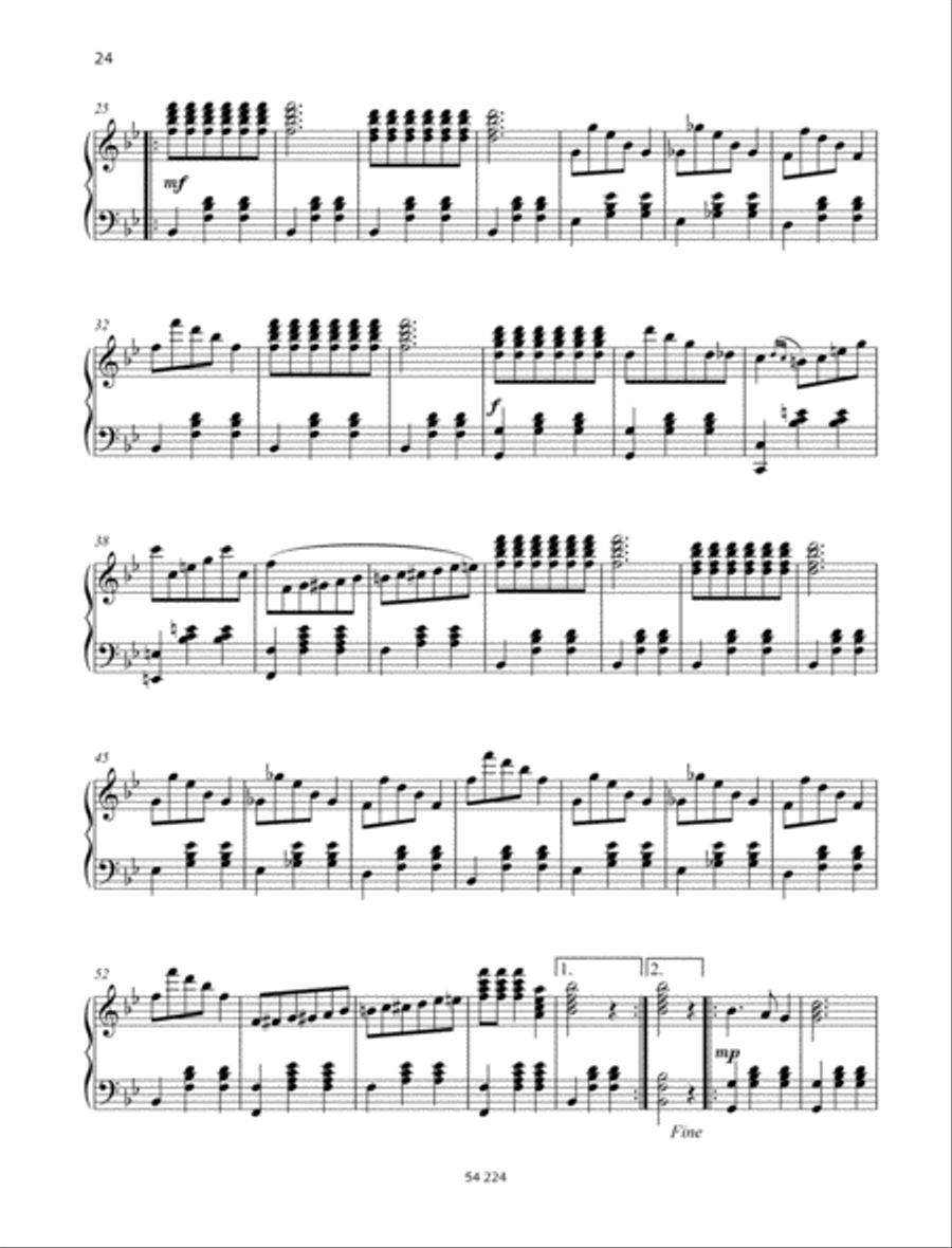 Harmony Club Waltz Piano Solo scores gallery preview page 2