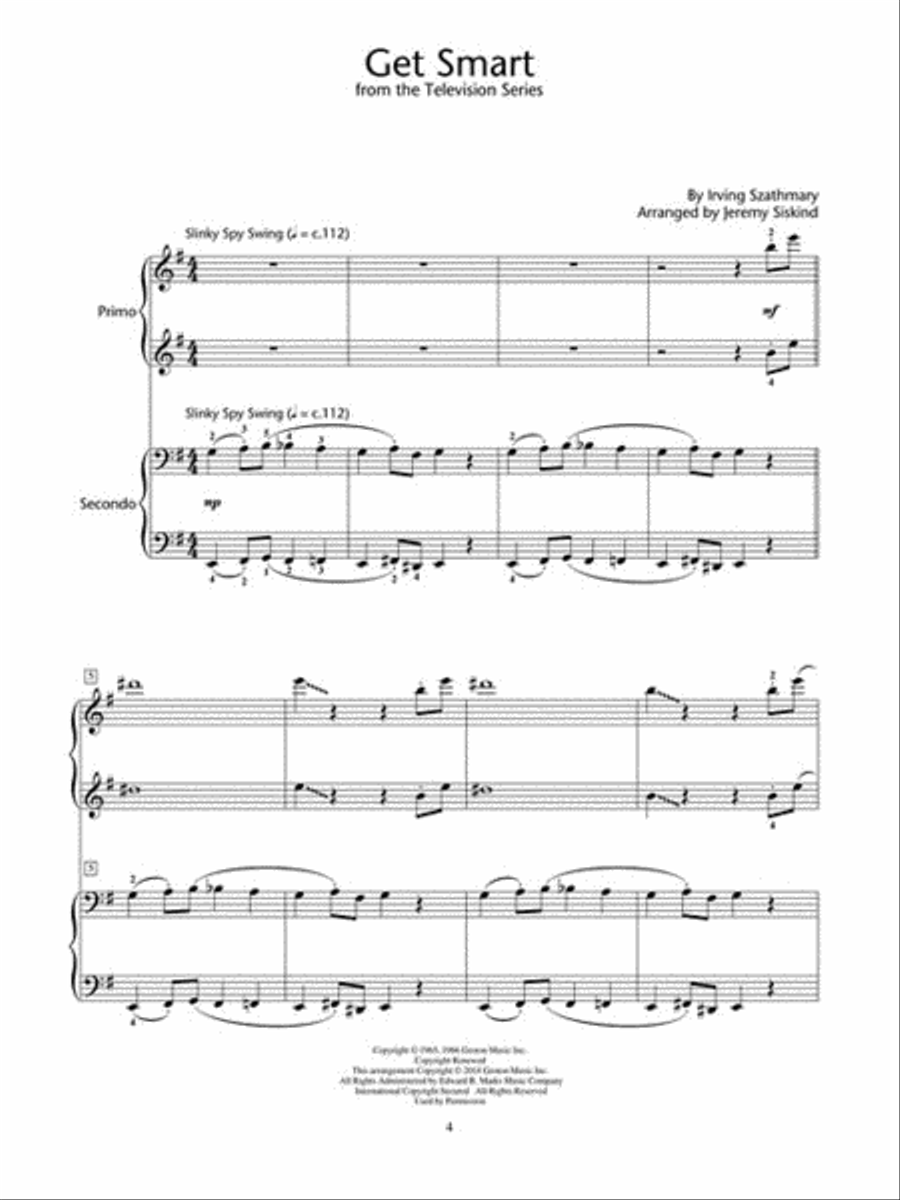 Double Agent! Piano Duets Piano Method scores gallery preview page 3