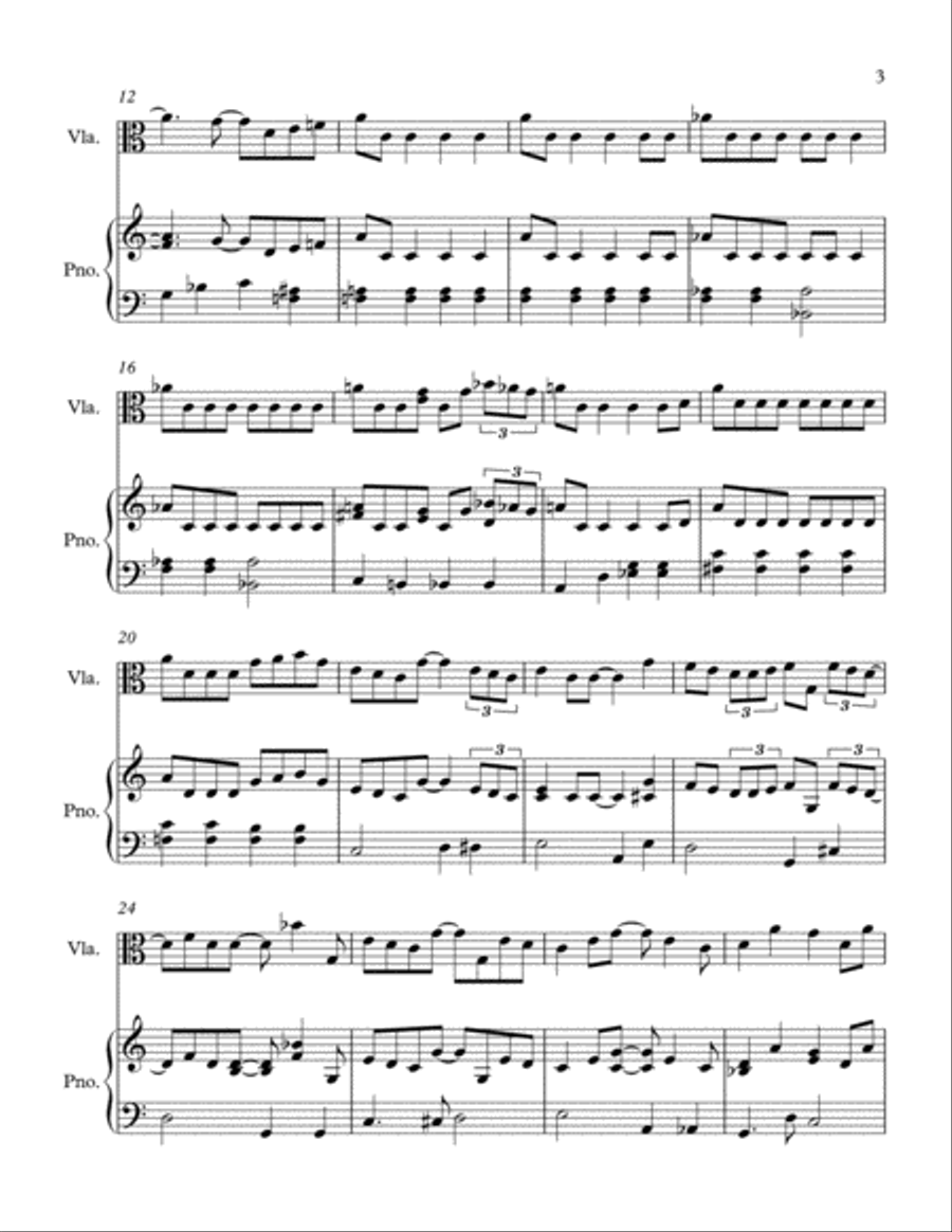 Baby, It's Cold Outside Baby, It's Cold Outside Viola scores gallery preview page 3