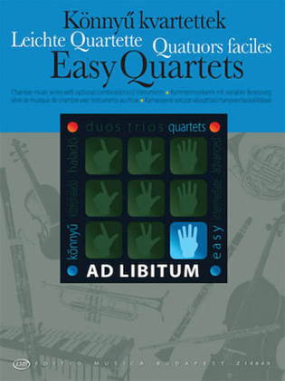 Book cover for Easy Quartets