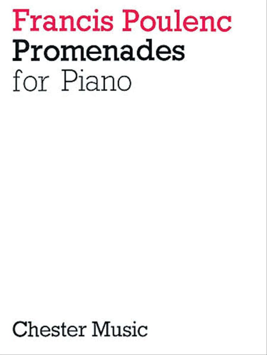 Promenades for Piano Piano Solo scores gallery preview page 1