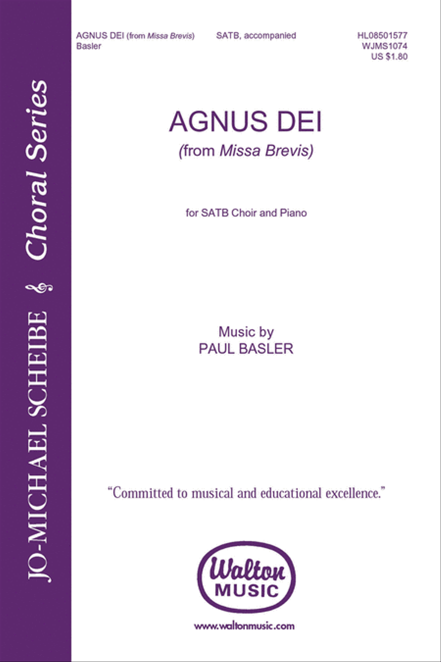 Agnus Dei - SATB 4-Part scores gallery preview page 1