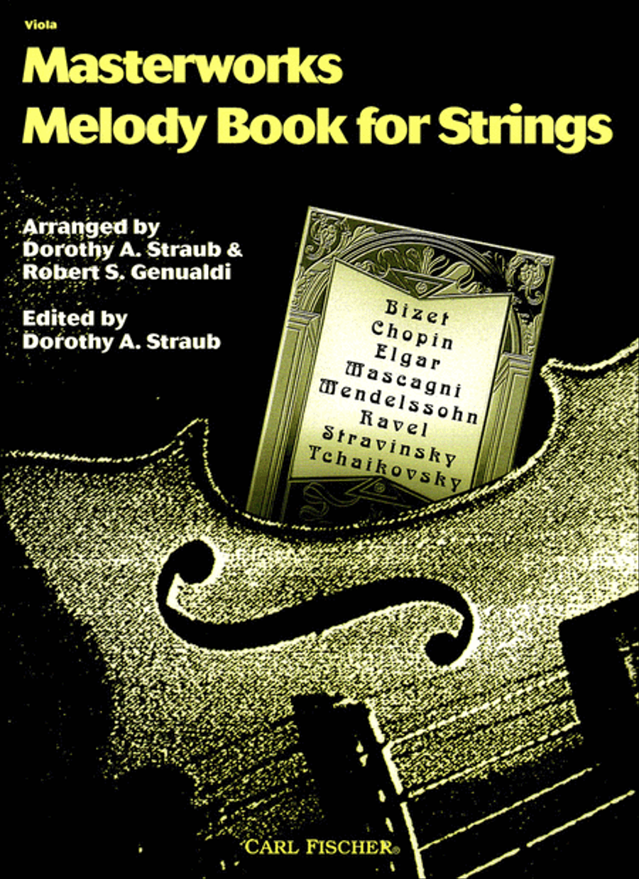 Masterworks Melody Book For Strings String Orchestra scores gallery preview page 1
