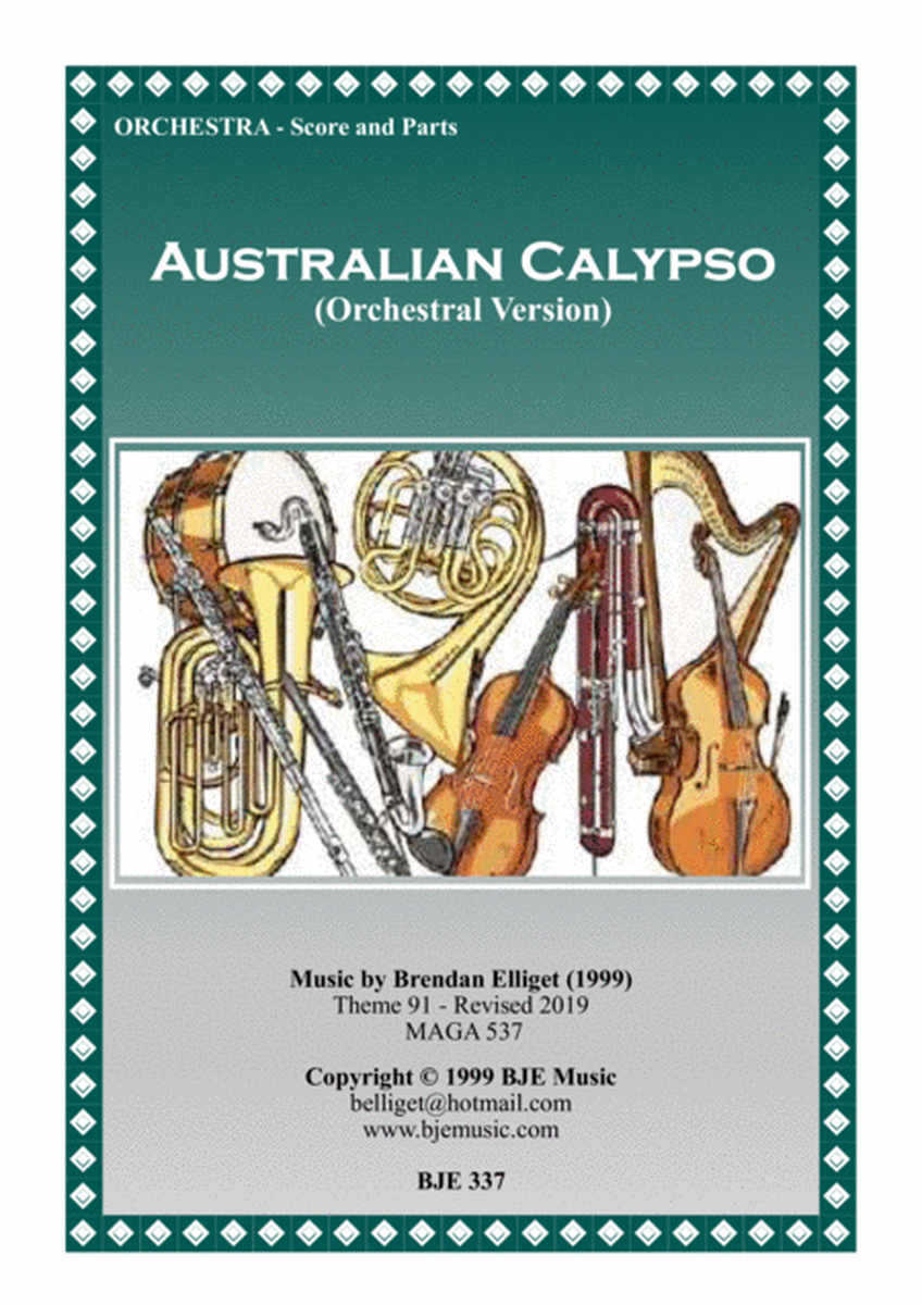 Australian Calypso - Orchestra Score and Parts PDF image number null