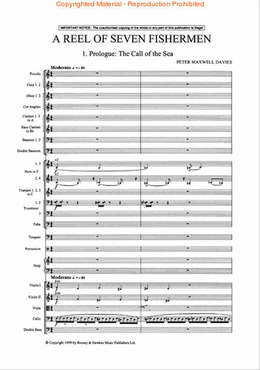 A Reel of Seven Fishermen Orchestra scores gallery preview page 2
