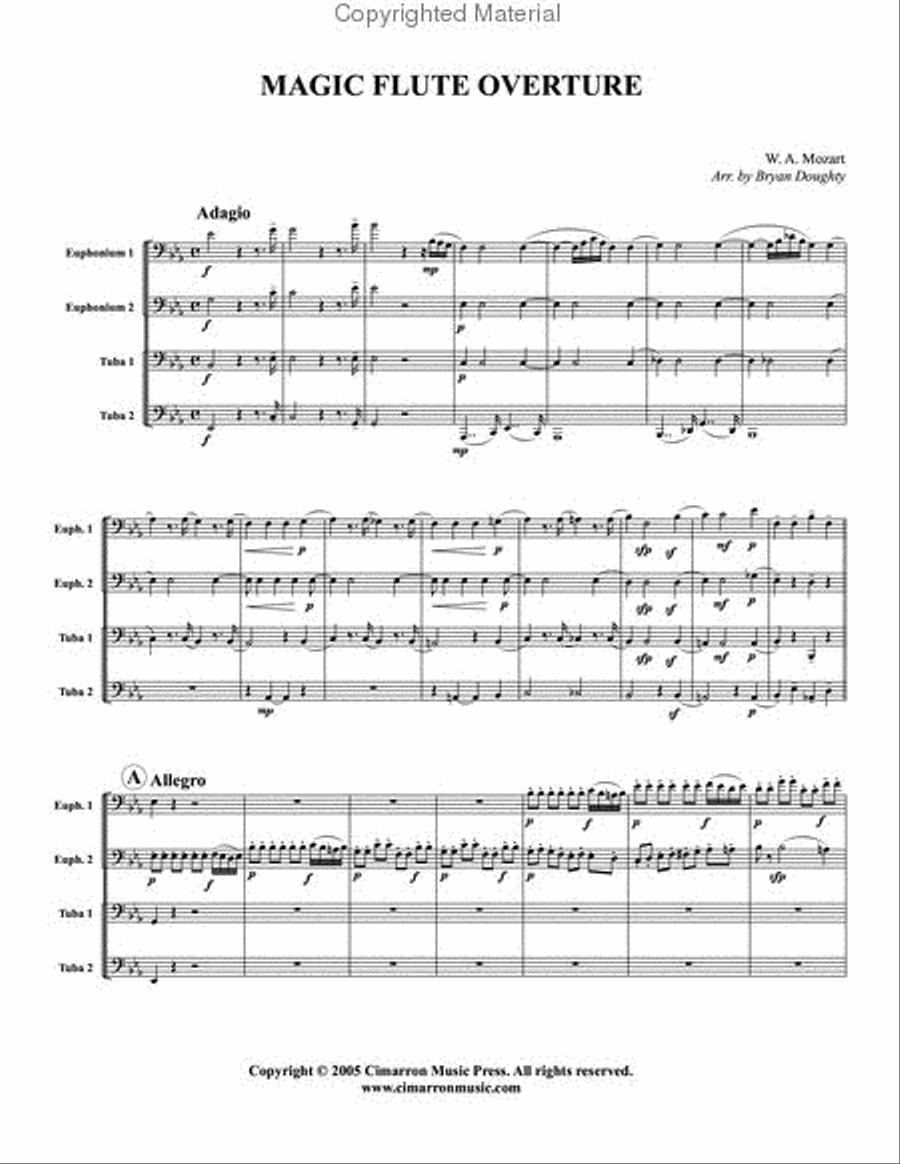 Magic Flute Overture EETT scores gallery preview page 2
