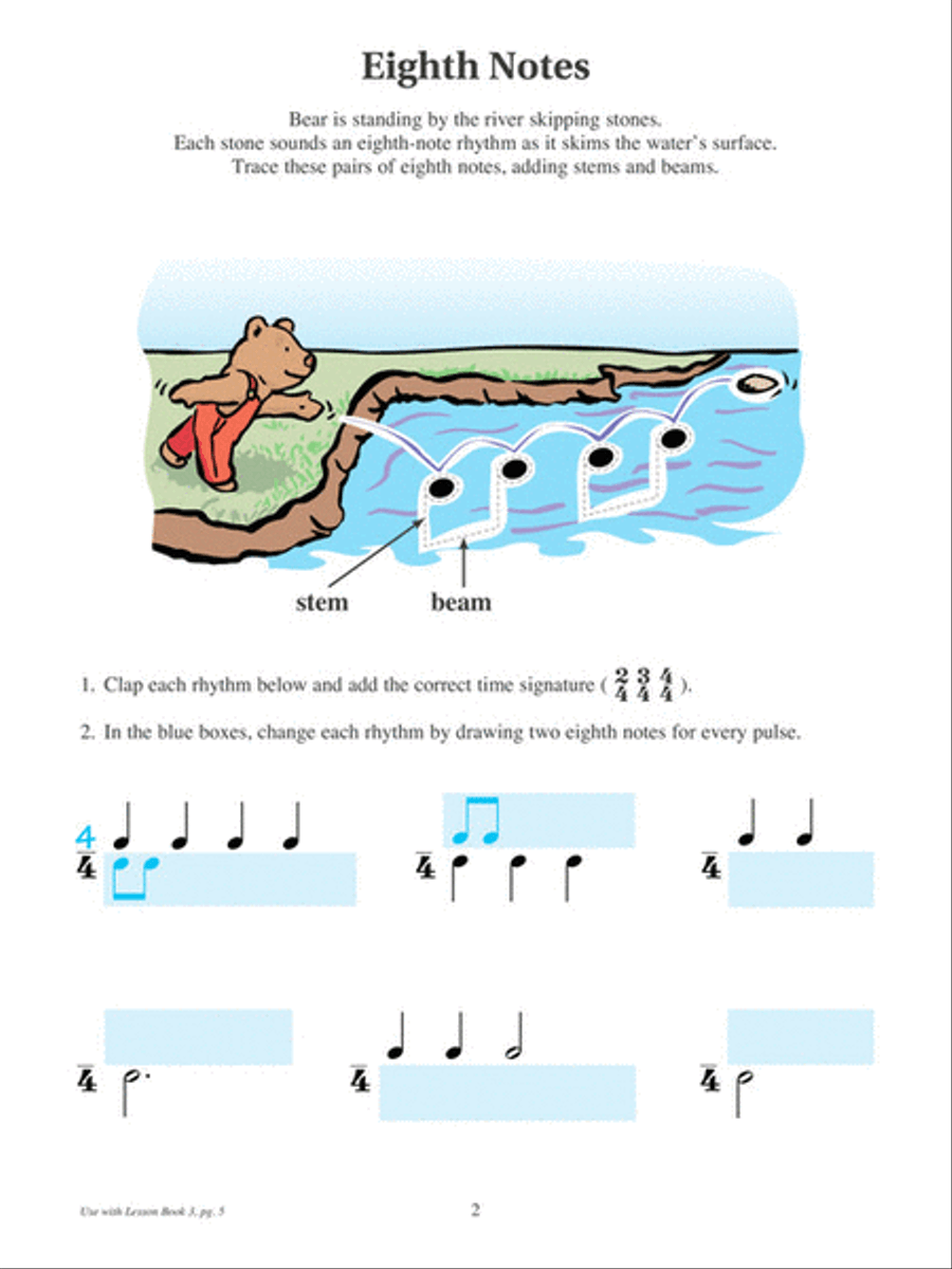 Piano Theory Workbook – Book 3 – Revised Edition Piano Method scores gallery preview page 3