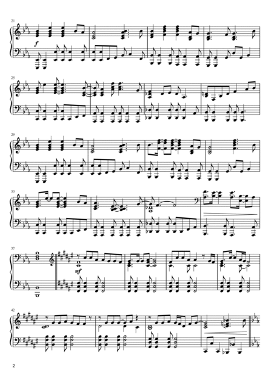 You'll Be In My Heart Piano Solo scores gallery preview page 2