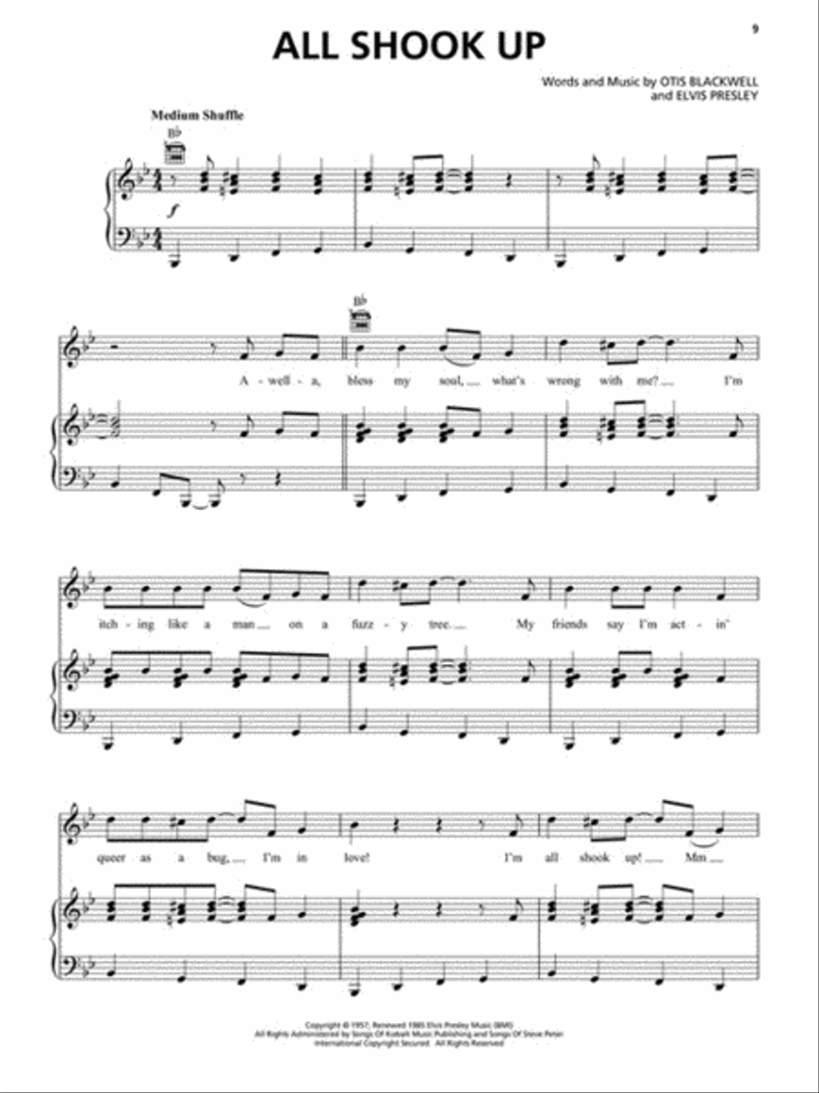 100 Rock 'n' Roll Standards Piano, Vocal, Guitar scores gallery preview page 6