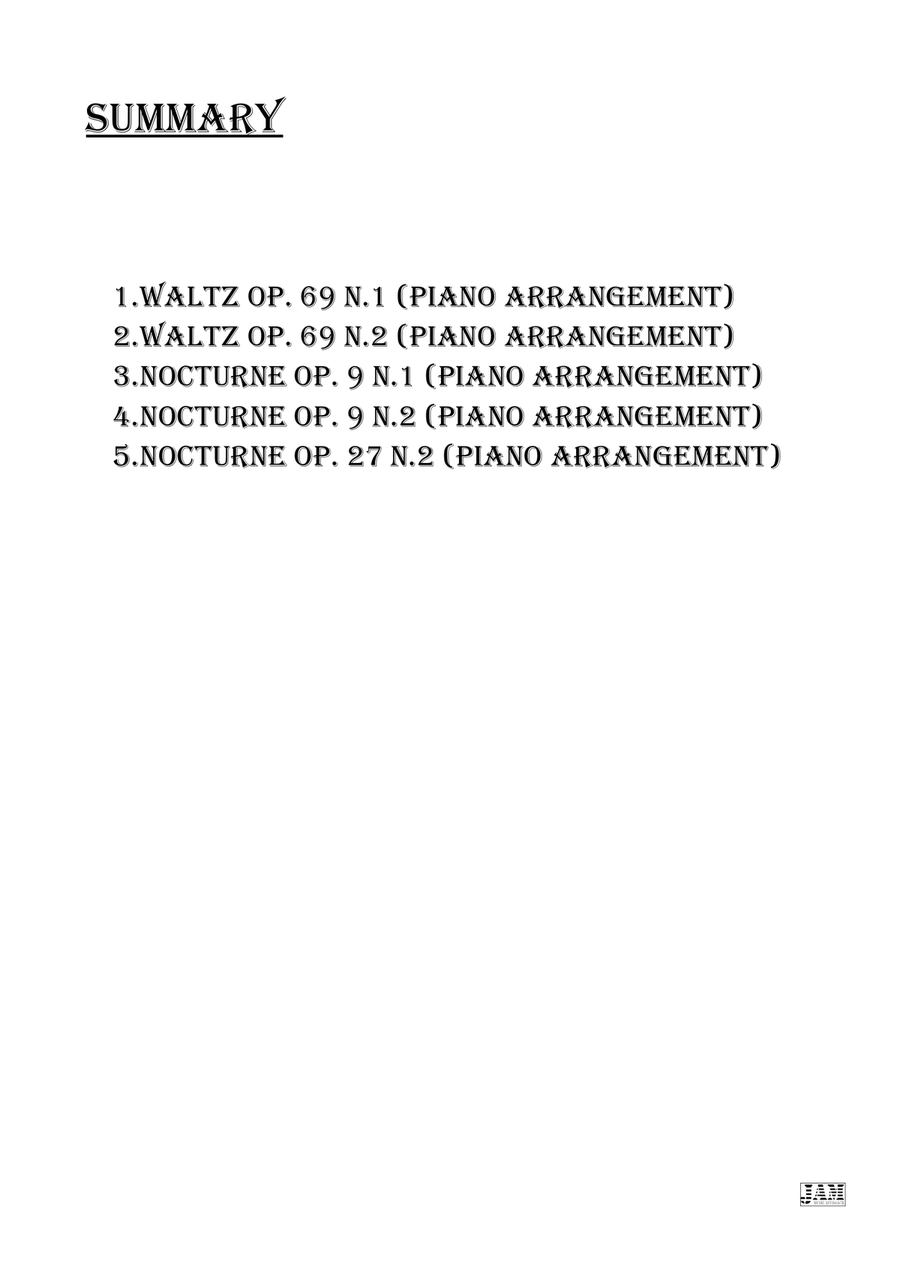 F. CHOPIN - EASY PIANO ARRANGEMENT F. CHOPIN - EASY PIANO ARRANGEMENT Piano Method scores gallery preview page 2