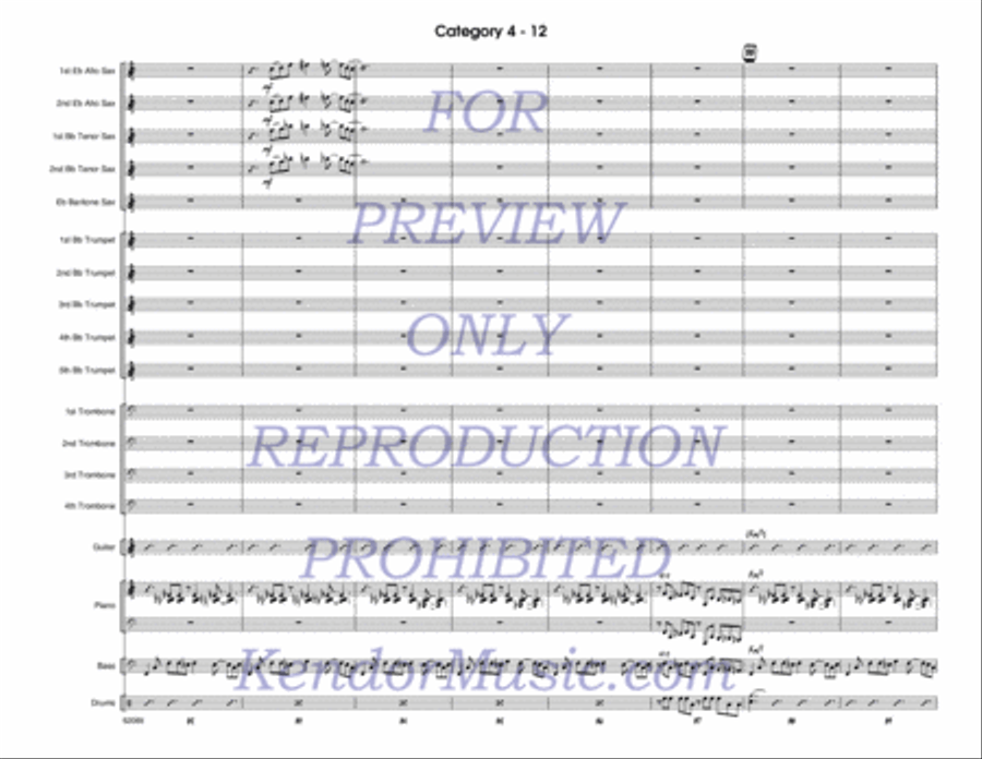 Category 4 Jazz Ensemble scores gallery preview page 13