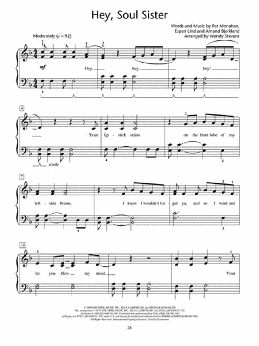 Contemporary Pop Hits Contemporary Pop Hits Piano Method scores gallery preview page 4