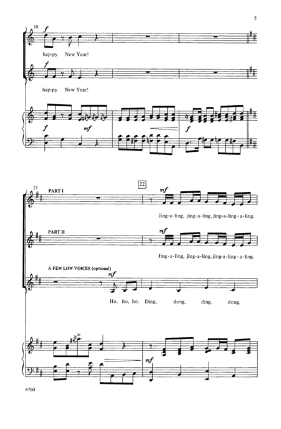 Bring a Little Jingle Bring a Little Jingle Choir scores gallery preview page 4