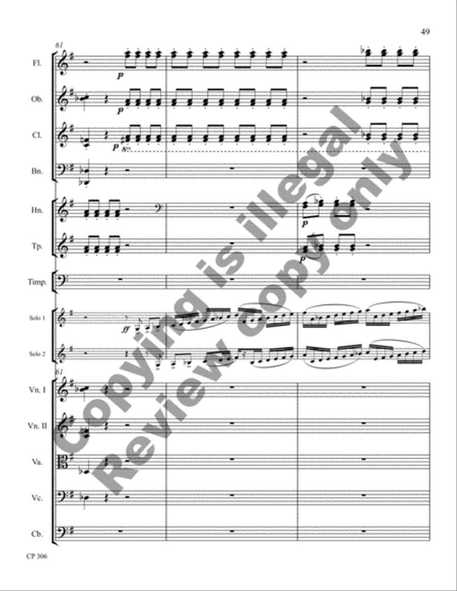 Little Suite Full Orchestra scores gallery preview page 50